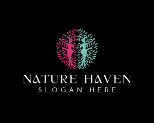 Nature Woman Tree logo design