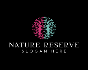 Nature Woman Tree logo design