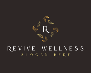 Wellness Leaves Spa logo design