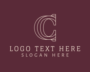 Couture - Elegant Jeweller Letter C logo design