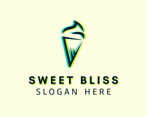 Glitch Ice Cream Dessert logo