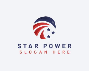 American Eagle Star logo design