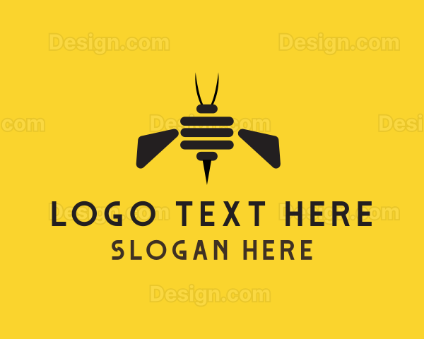 Bee Insect Hive Logo