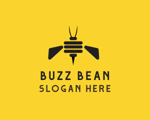 Bee Insect Hive logo design