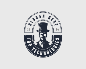 Gentleman Top Hat logo