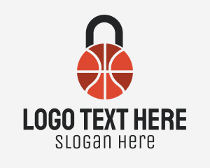 Basketball Ball Lock  logo