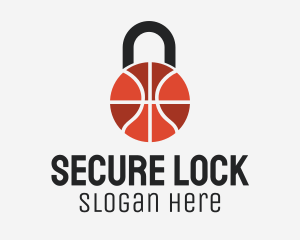 Basketball Ball Lock  logo