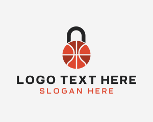 Basketball Ball Lock  logo