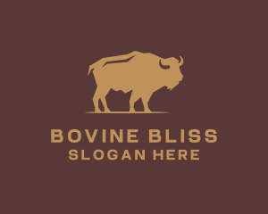 Native Buffalo Wildlife logo design