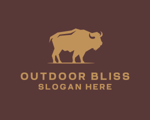 Native Buffalo Wildlife logo design