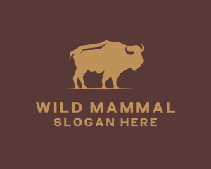 Native Buffalo Wildlife logo design