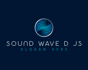 Cyber Tech Waves logo design