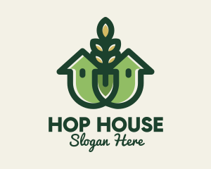 Organic Wheat House logo design