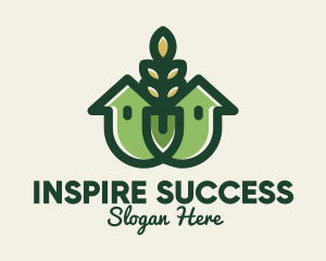 Organic Wheat House logo design