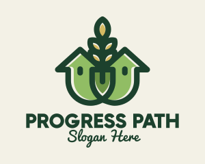 Organic Wheat House logo design