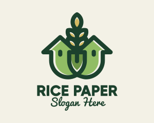 Organic Wheat House logo design