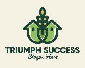 Organic Wheat House logo design