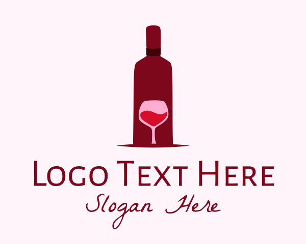 Red Wine logo example 1