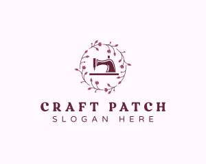 Floral Sewing Machine Embroidery  logo