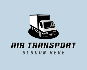 Truck Logistics Import Delivery logo design