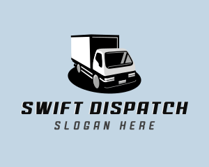 Truck Logistics Import Delivery logo design