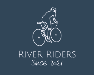 Bicycle Cyclist Rider logo design