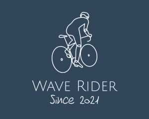 Bicycle Cyclist Rider logo design