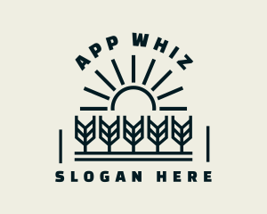 Sun Wheat Harvest logo design