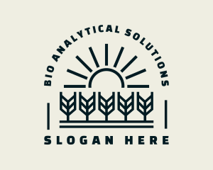 Sun Wheat Harvest logo design