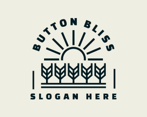 Sun Wheat Harvest logo design