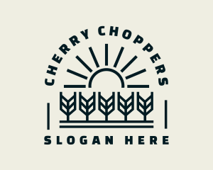 Sun Wheat Harvest logo design