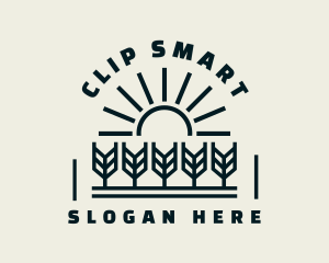 Sun Wheat Harvest logo design