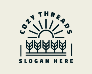 Sun Wheat Harvest logo design