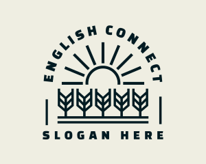 Sun Wheat Harvest logo design