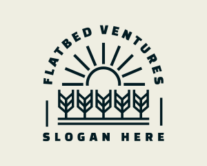 Sun Wheat Harvest logo design