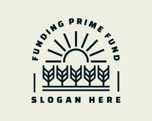 Sun Wheat Harvest logo design