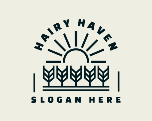 Sun Wheat Harvest logo design