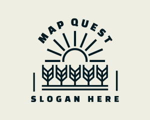 Sun Wheat Harvest logo design