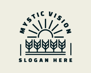 Sun Wheat Harvest logo design