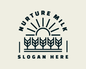 Sun Wheat Harvest logo design