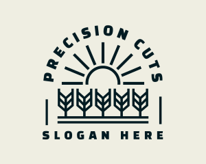 Sun Wheat Harvest logo design