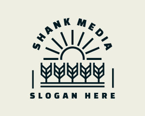 Sun Wheat Harvest logo design