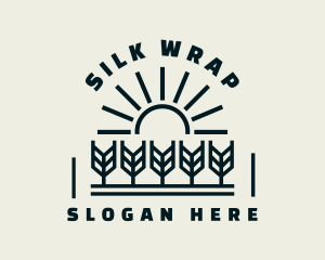 Sun Wheat Harvest logo design