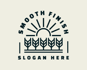 Sun Wheat Harvest logo design