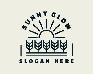 Sun Wheat Harvest logo design