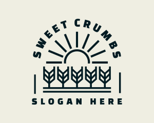 Sun Wheat Harvest logo design