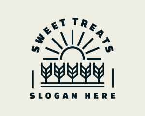 Sun Wheat Harvest logo design