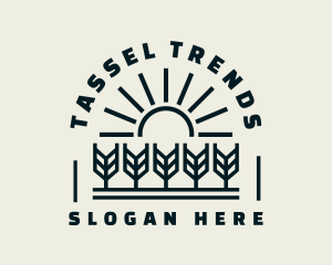 Sun Wheat Harvest logo design