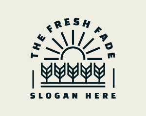 Sun Wheat Harvest logo design