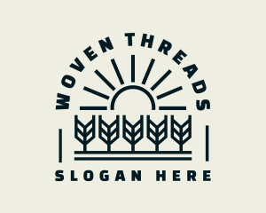 Sun Wheat Harvest logo design